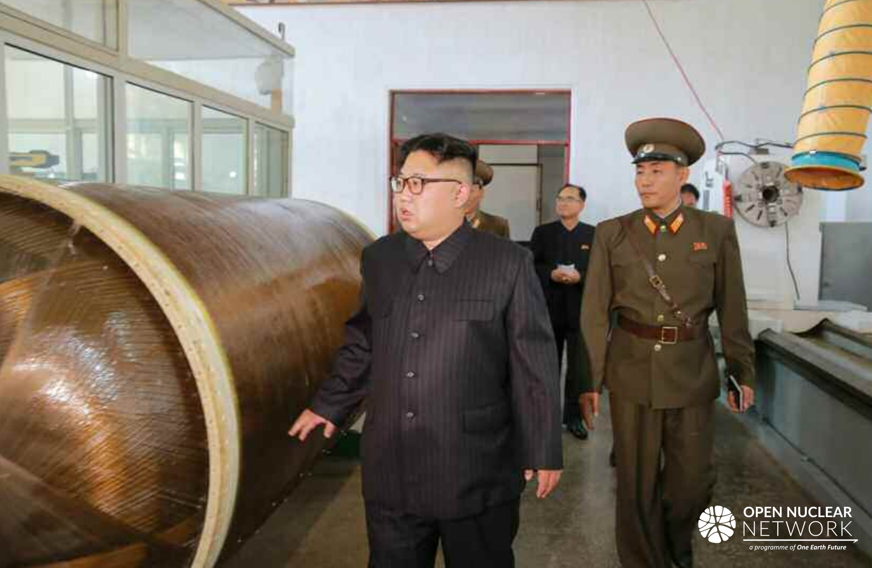 Figure 6-Kim Jong Un inspects a composite casing