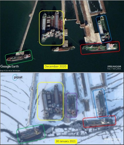 Fixed-point monitoring of piers near the oil and lubricant storage area of the Nampo Port-part 1
