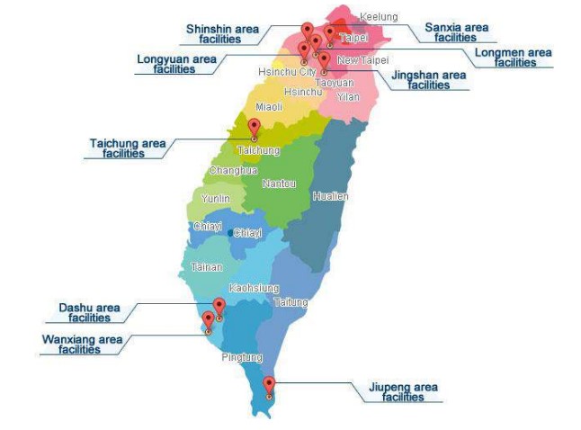 Locations of NCSIST compounds