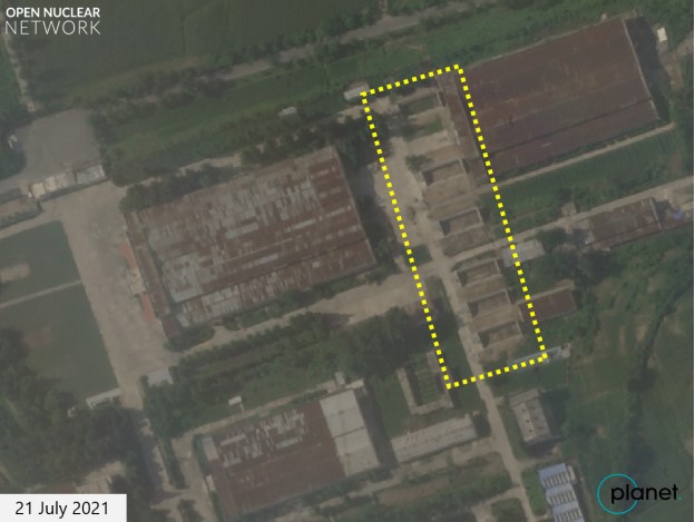 Progress made in the construction as of 21 July 2021