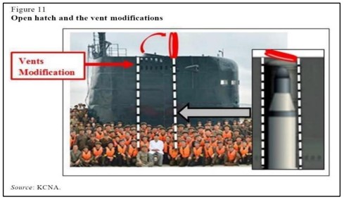 The experimental submarine is estimated to have only one launch tube