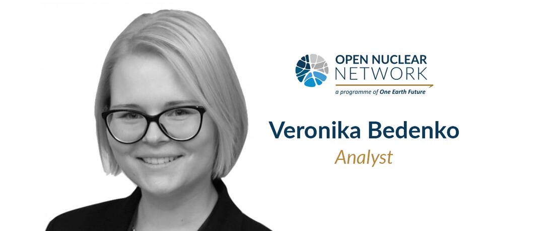 Nuclear Analyst Veronika Bedenko